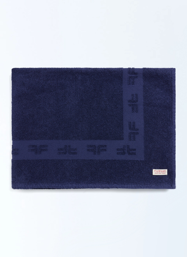 Men's accessory navy blue organic cotton Fursac - B3FAGE-FR10-D030