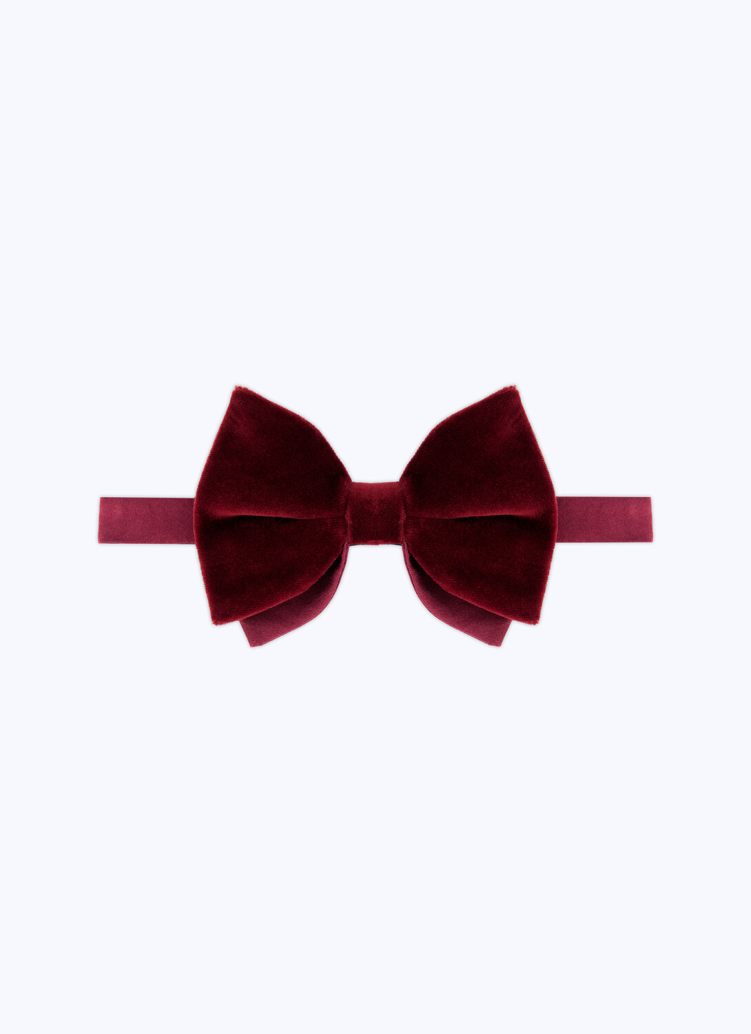 velvet and silk bow tie