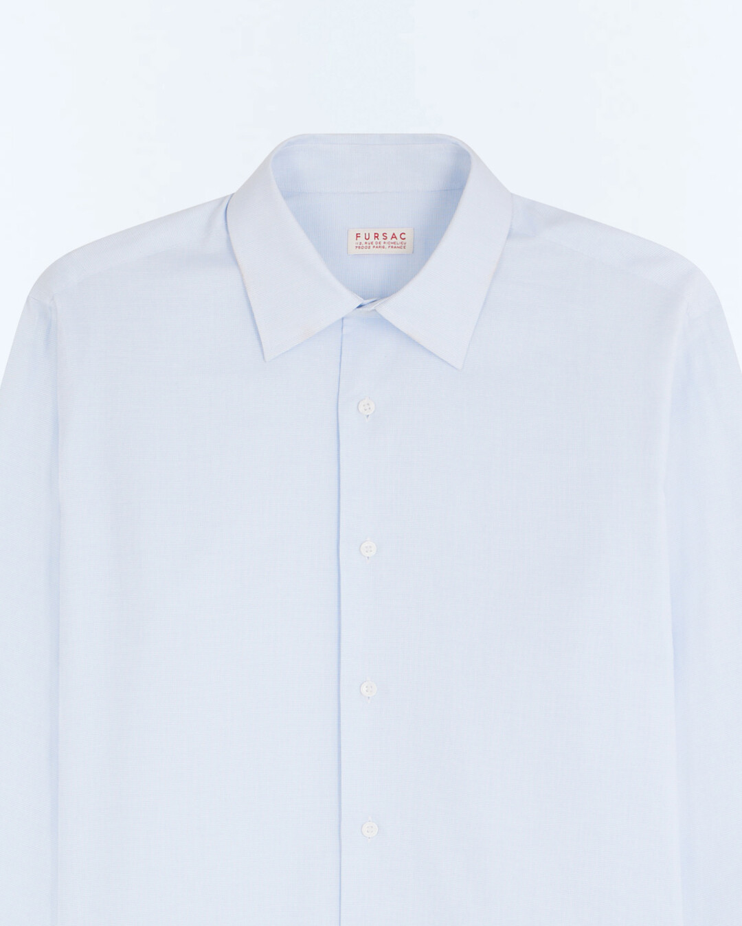 Simple placketSelf placket with buttonholes, visible buttons