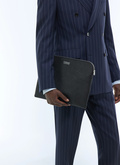 Saffiano leather briefcase - B3FOCS-FB03-B020
