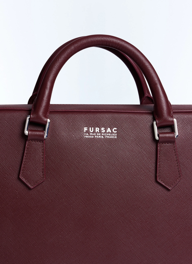 Men's burgundy bag Fursac - B3FIEF-FB03-C014