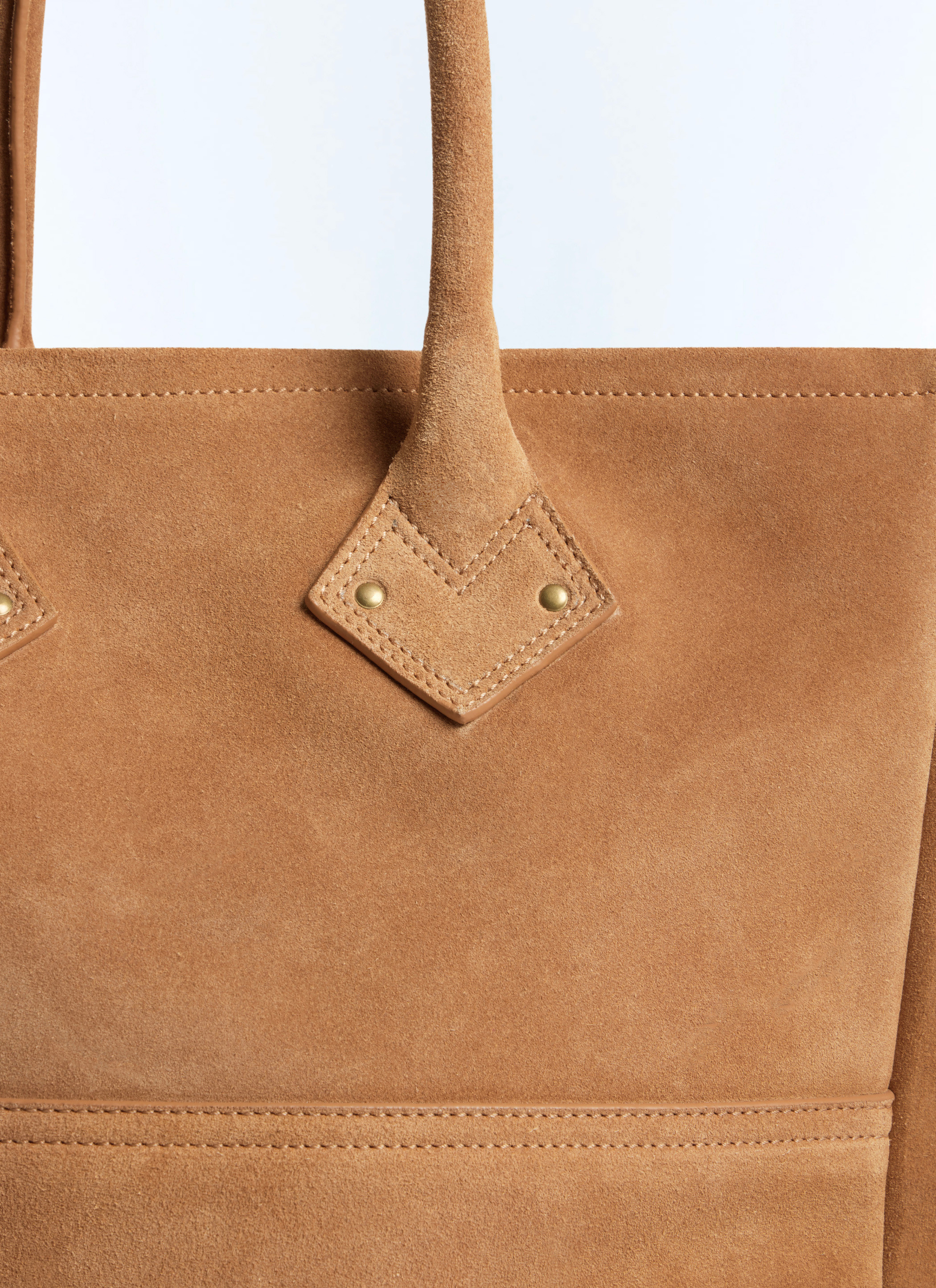 大人の上質  - B3FEAU-FB06-A011 bag brown Camel Men's bag leather suede バッグ