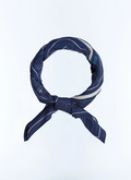 Bandana en laine et soie à motif - D1DAND-GR43-D030