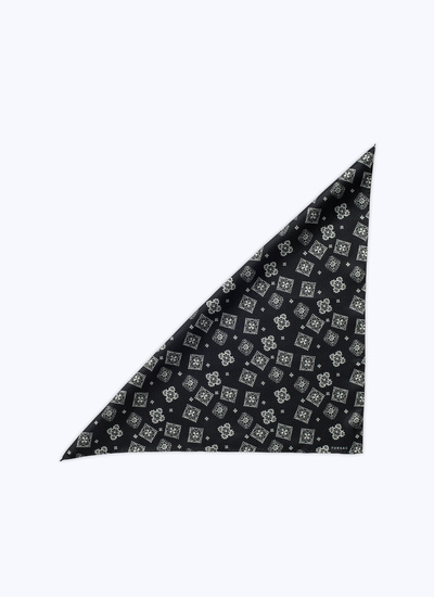 Men's bandana black silk Fursac - D1VAND-VR16-20