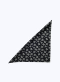 Black silk bandana - D1VAND-VR16-20