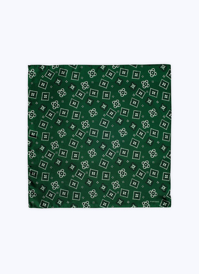 Men's green bandana Fursac - 22ED1VAND-VR16/40