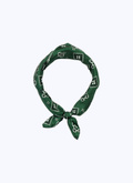 Green silk bandana - D1VAND-VR16-40