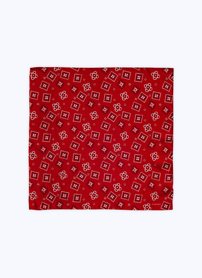 Men's red bandana Fursac - 22ED1VAND-VR16/71