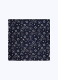 Bandana en soie bleu marine - D1VAND-VR16-30