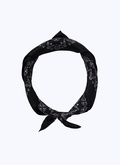Bandana noir en soie - 23ED1VAND-BR04/20