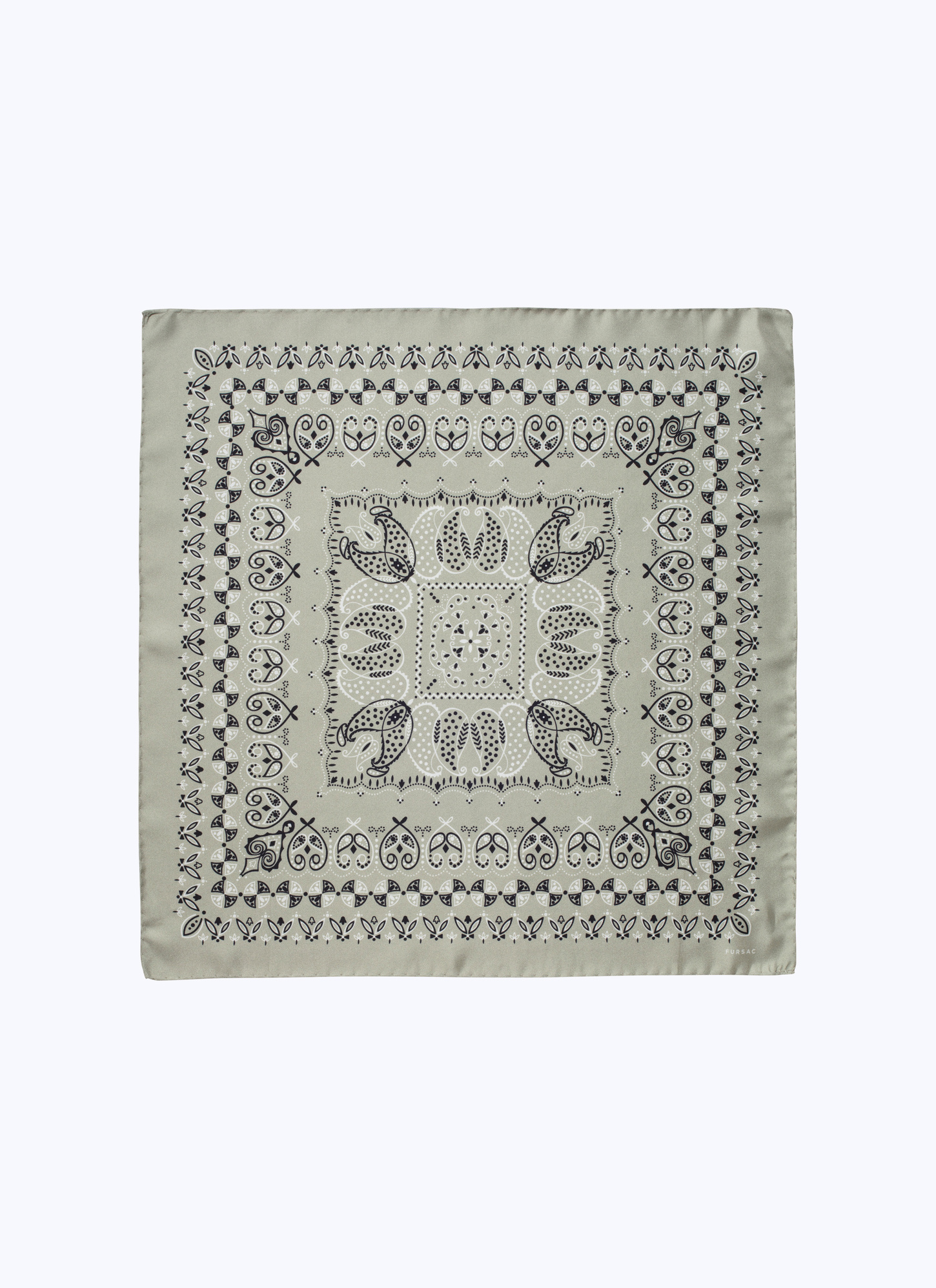 Bavoir Bandana Cheeky Chompers - Sage Et étoiles - Réversible Avec Bouton à Mâcher - Taille Unique
