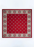 Silk and wool bandana with pattern - D1DAND-ER26-C014