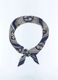 Silk and wool bandana with pattern - D1DAND-ER26-D030