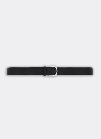 Men's saffiano black leather belt Fursac - PERE2CEIN-VE03/20