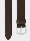Brown leather belt - E2CEIN-RE03-18