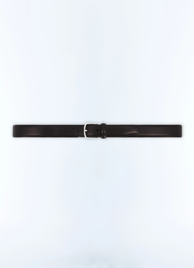 Men's calf leather belt Fursac - E2CEIN-NE01-18