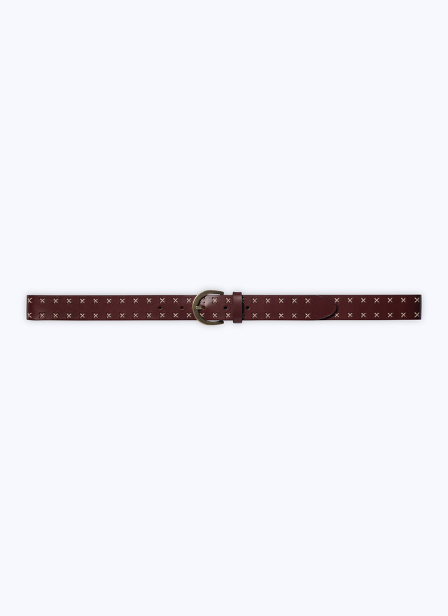 Men's brown belt Fursac - E2CEIN-BL08-18