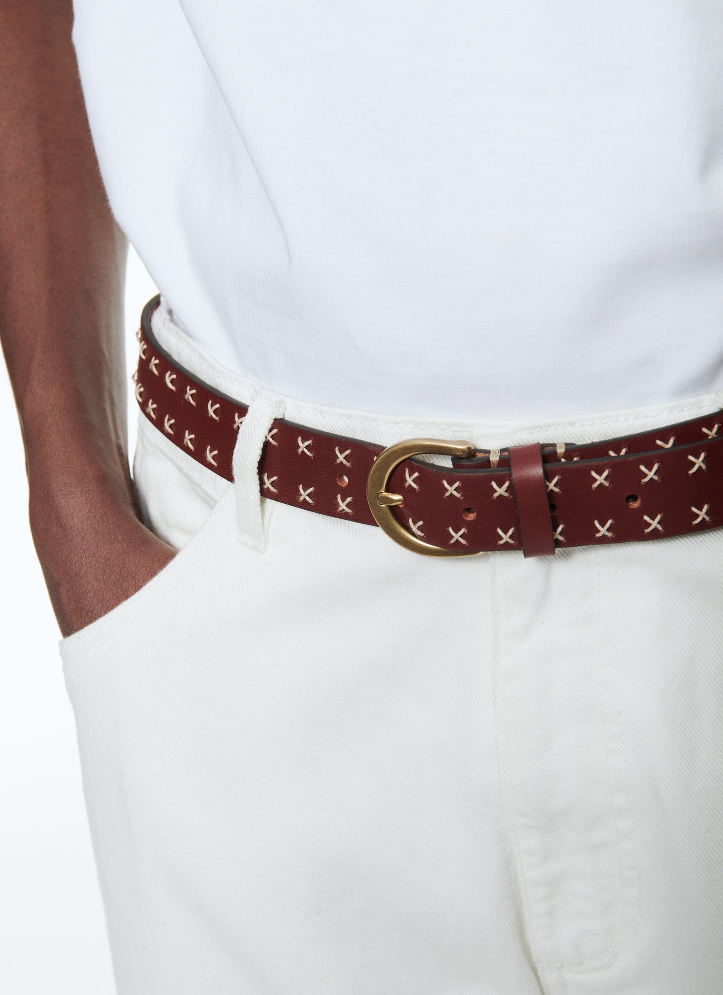 Men's belt Fursac - E2CEIN-BL08-18