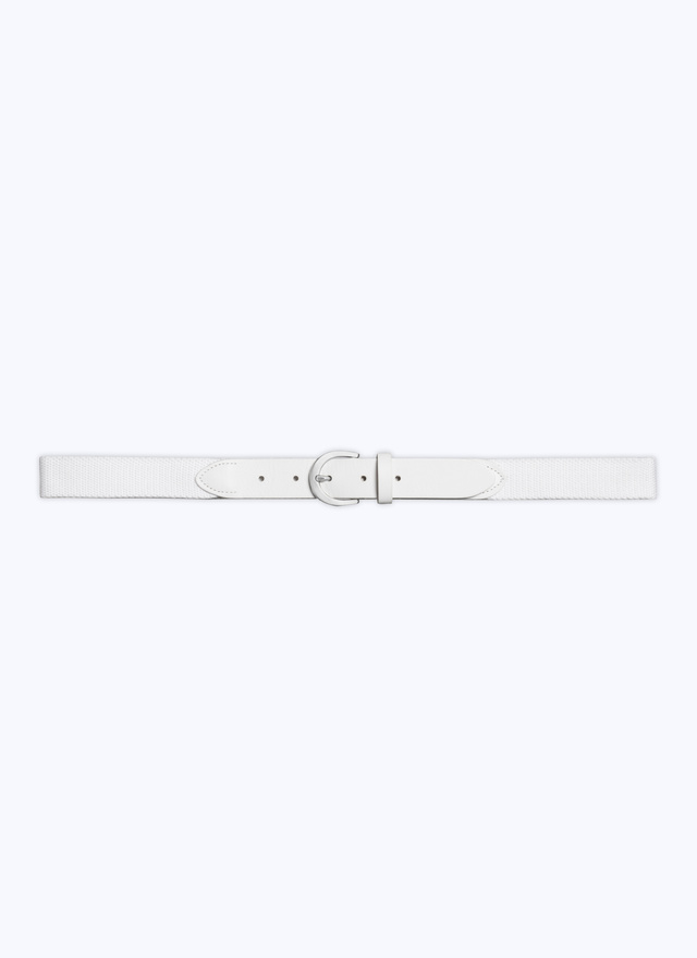 Men's ecru belt Fursac - E2CEIN-DL06-A002
