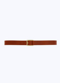 Caramel leather belt - 21HE2TEIN-TE01/12