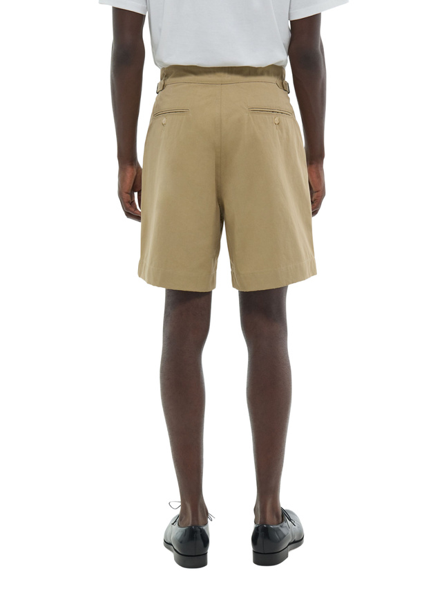 Bermuda beige homme serge de coton Fursac - P3FARI-FP03-A008