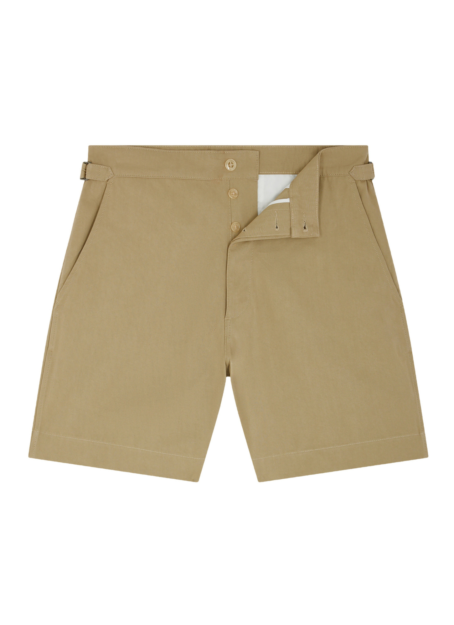Bermuda beige homme serge de coton Fursac - P3FARI-FP03-A008