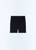 Bermuda droit en twill de coton - P3JARI-FP03-D030