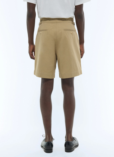 Men's beige bermuda shorts Fursac - P3FARI-FP03-A008