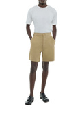 Cotton serge Bermuda shorts - P3FARI-FP03-A008
