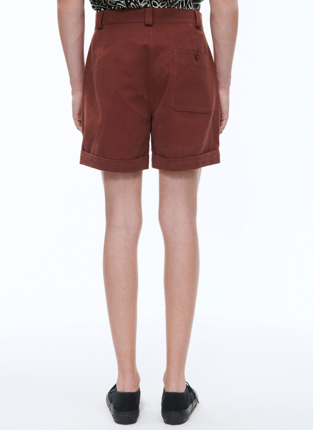 Men's cotton canvas bermuda shorts Fursac - 23EP3BASY-BP11/64