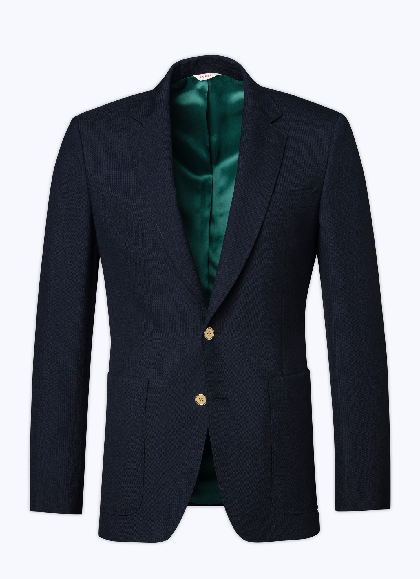 Men's blue, navy blue virgin wool Fursac - B3ABBA-AV06-30