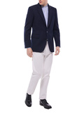 Wool and cashmere herringboned blazer - V3GAFA-GV11-D030