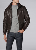 Blouson en cuir - M3MOOX-ML01-19