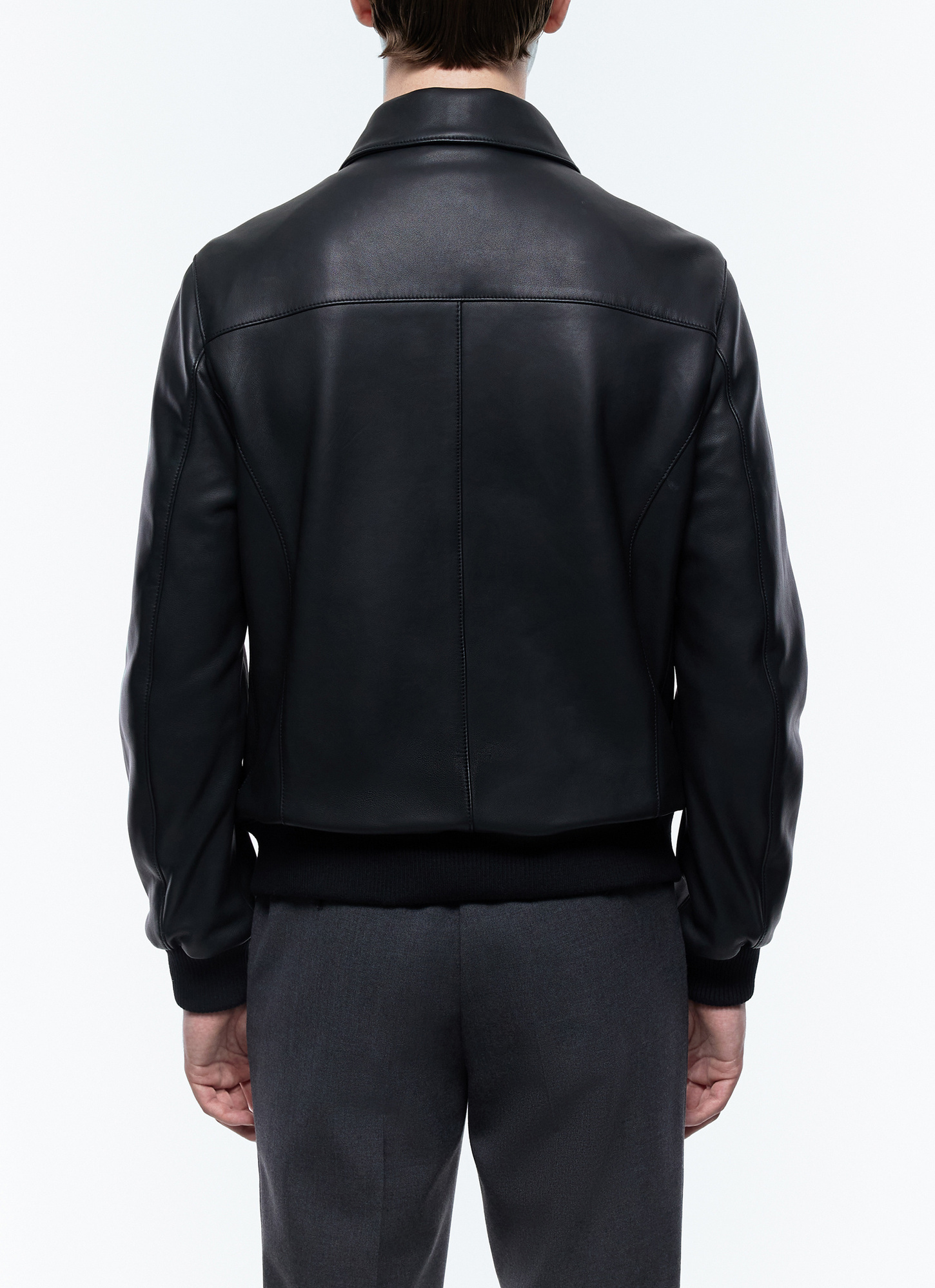 Blouson en cuir homme cuir d'agneau certifié Fursac - M3EZRA-DL01-B020