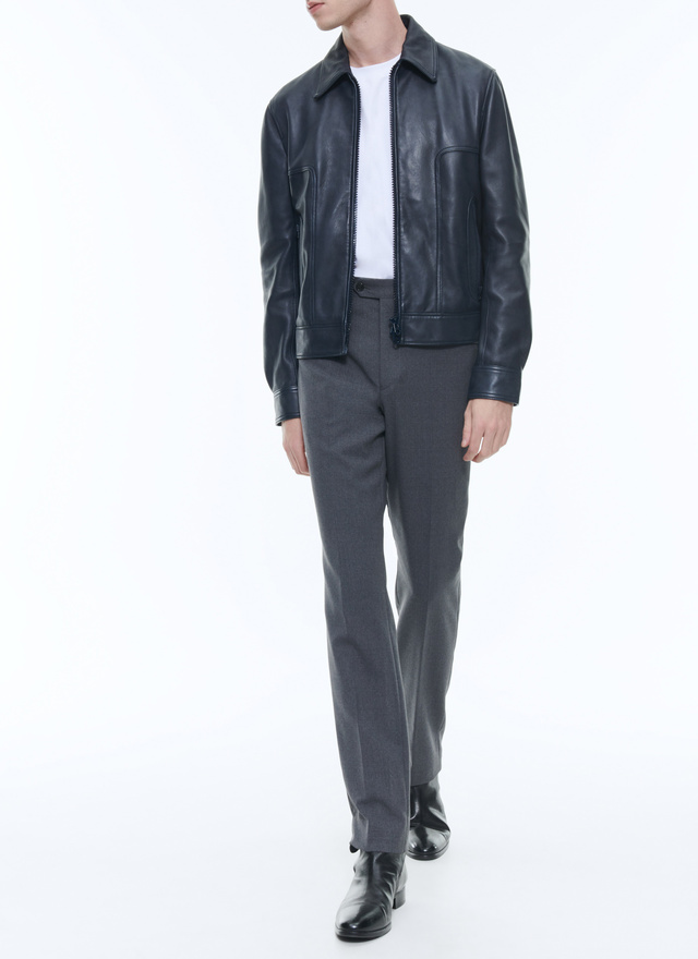 Blouson en cuir homme Fursac - M3DANN-DL01-D030