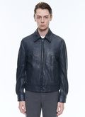 Blouson en cuir d'agneau - M3DANN-DL01-D030