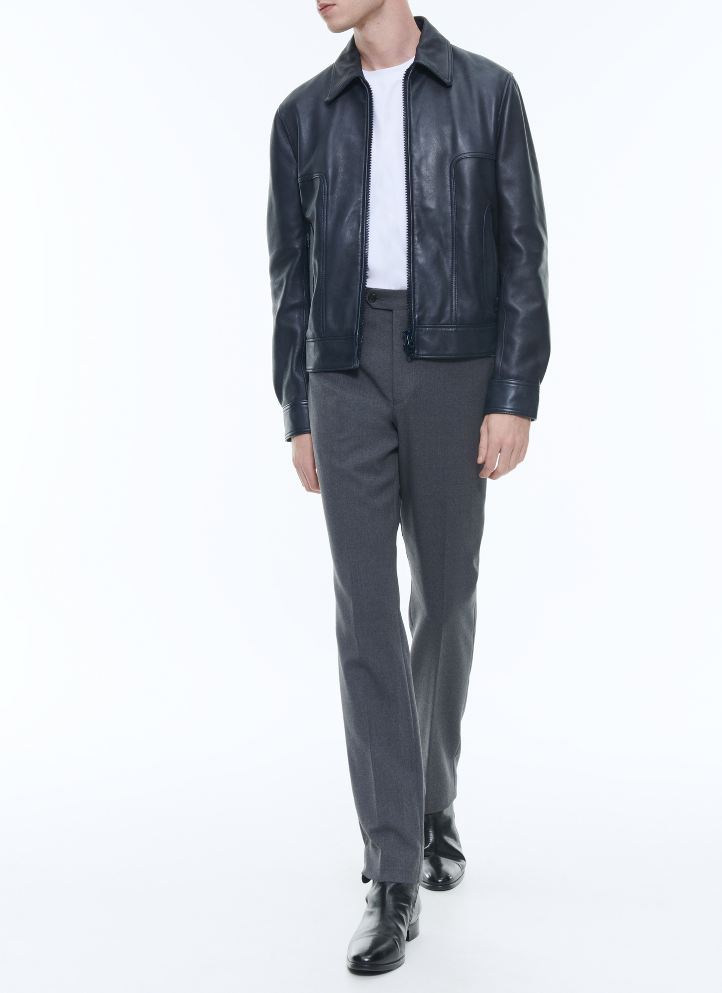 Blouson en cuir homme Fursac - M3DANN-DL01-D030