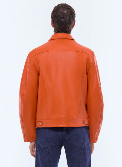 Blouson en cuir homme cuir de vache certifié Fursac - M3JICI-JL05-E014