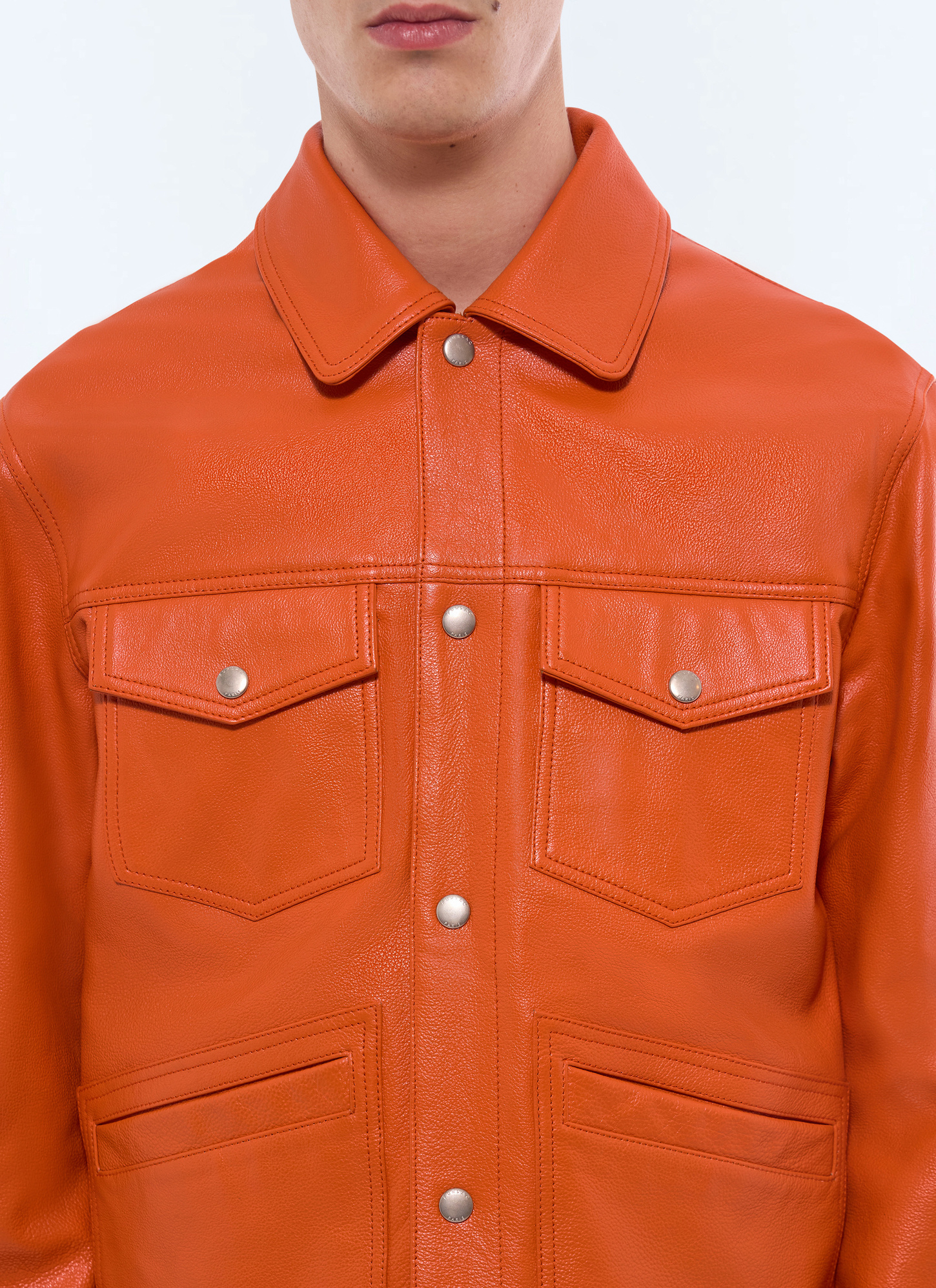 Blouson en cuir homme Fursac - M3JICI-JL05-E014