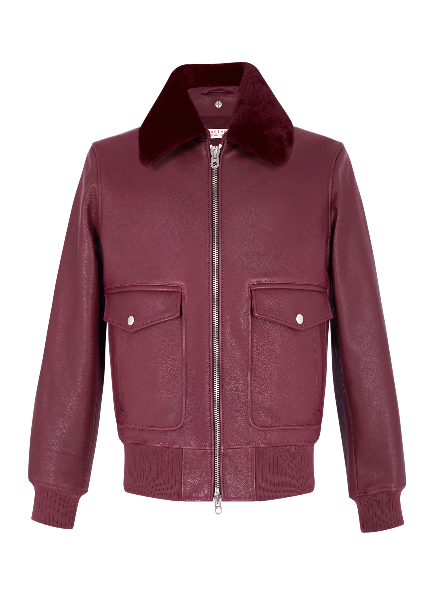 Blouson en cuir cuir de vache et laine de mouton homme Fursac - M3GOTT-GL02-C014