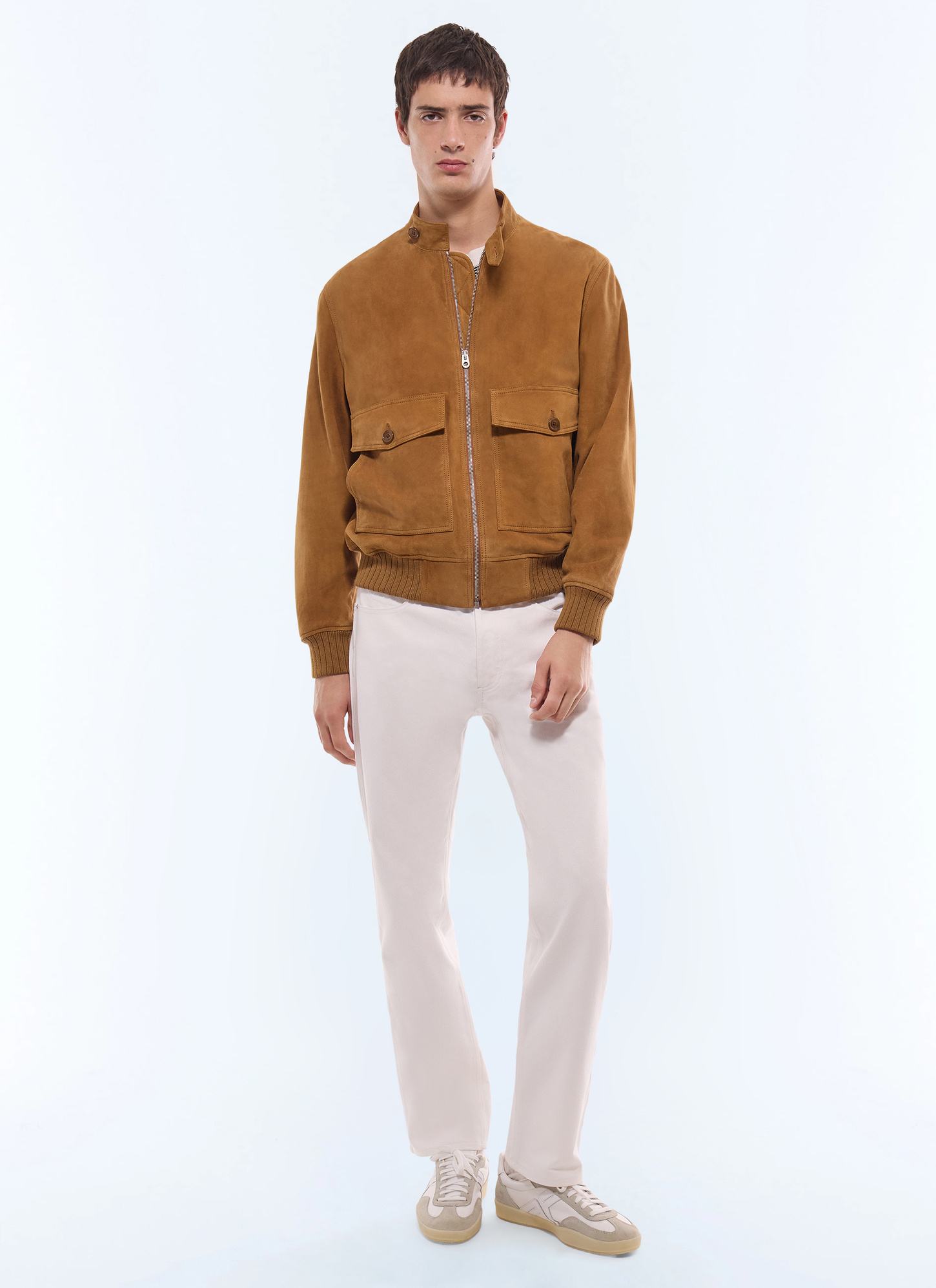 Blouson en cuir camel homme Fursac - M3JOHN-JL01-A011