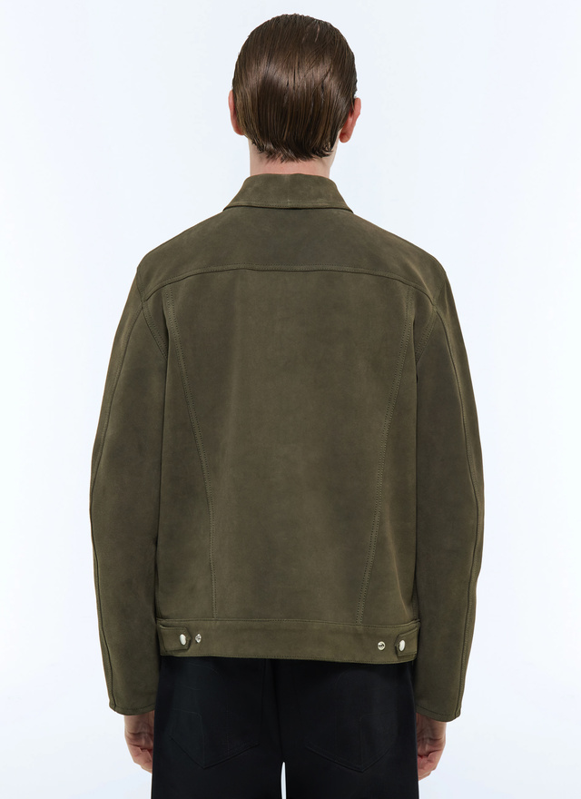 Blouson en cuir homme daim Fursac - M3FICI-FL01-G014