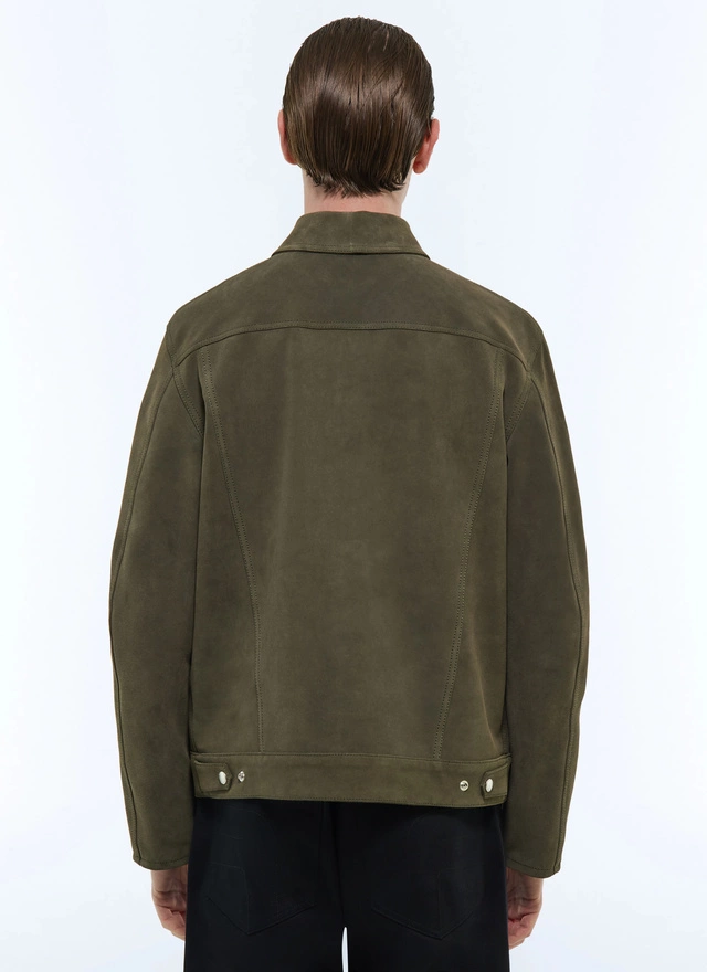 Blouson en cuir homme daim Fursac - M3FICI-FL01-G014