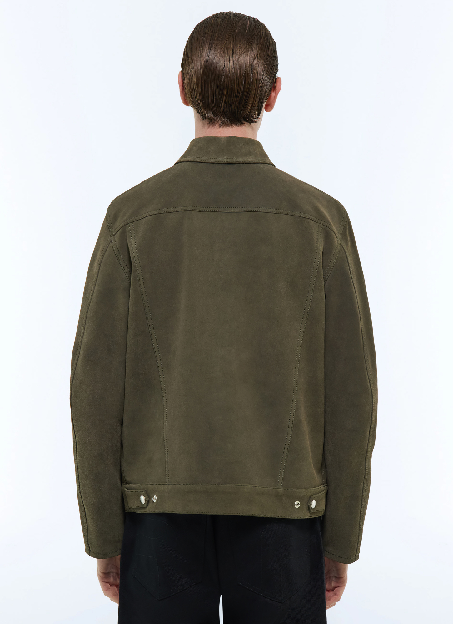 Blouson en cuir homme daim Fursac - M3FICI-FL01-G014