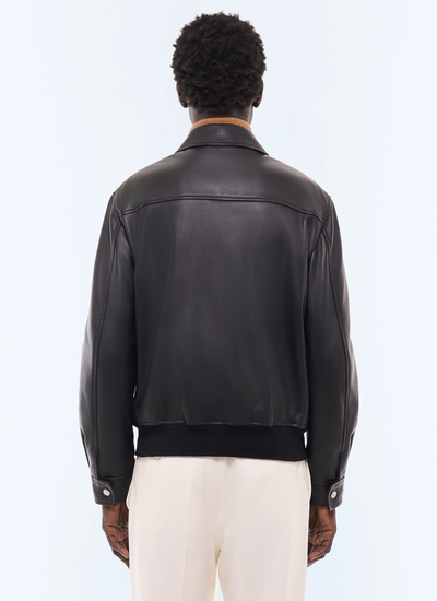 Blouson en cuir homme matière principale: 100% cuir d'agneaudoublure corps: 100% polyesterdoublure manches: 100% polyesterdoublure poches: 100% cotonbord-côte: 50% polyester, 46% coton, 4% elasthanne Fursac - M3LRED-GL01-B020