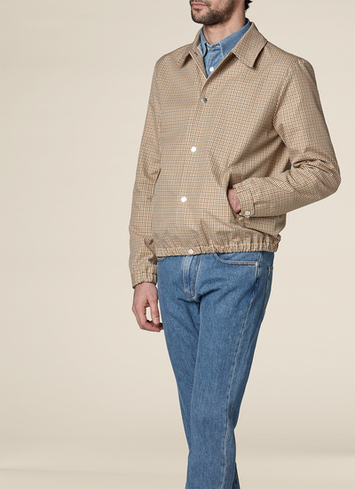 Blouson homme beige coton Fursac - 20EM3PRAG-PM24/08