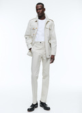 Veste saharienne en toile de coton - M3DRNO-DM30-A005