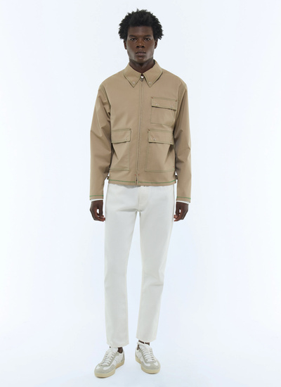 Blouson beige homme Fursac - M3FUME-FM02-A008