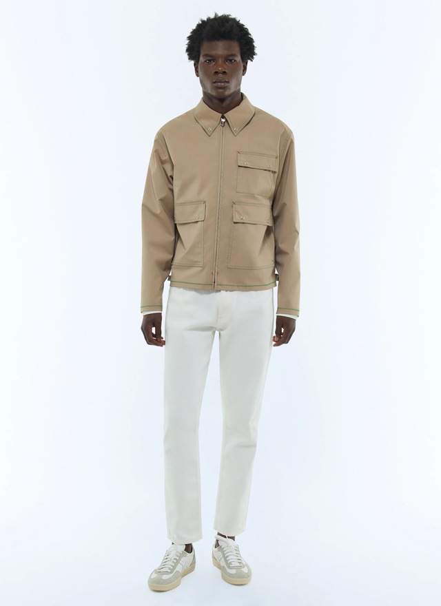 Blouson beige homme Fursac - M3FUME-FM02-A008