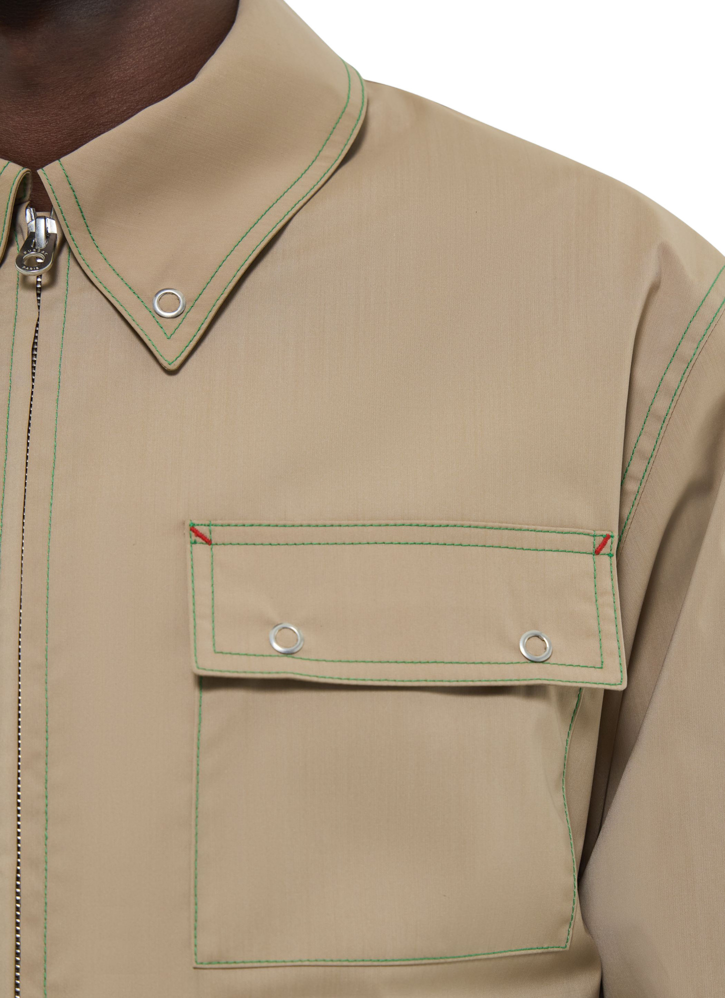 Blouson homme toile technique de laine et polyester Fursac - M3FUME-FM02-A008